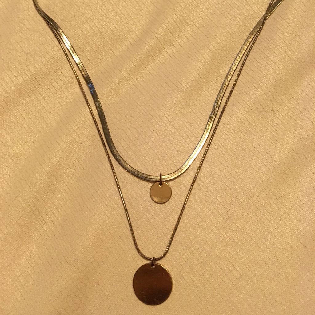 Plt Gold Layered Necklace